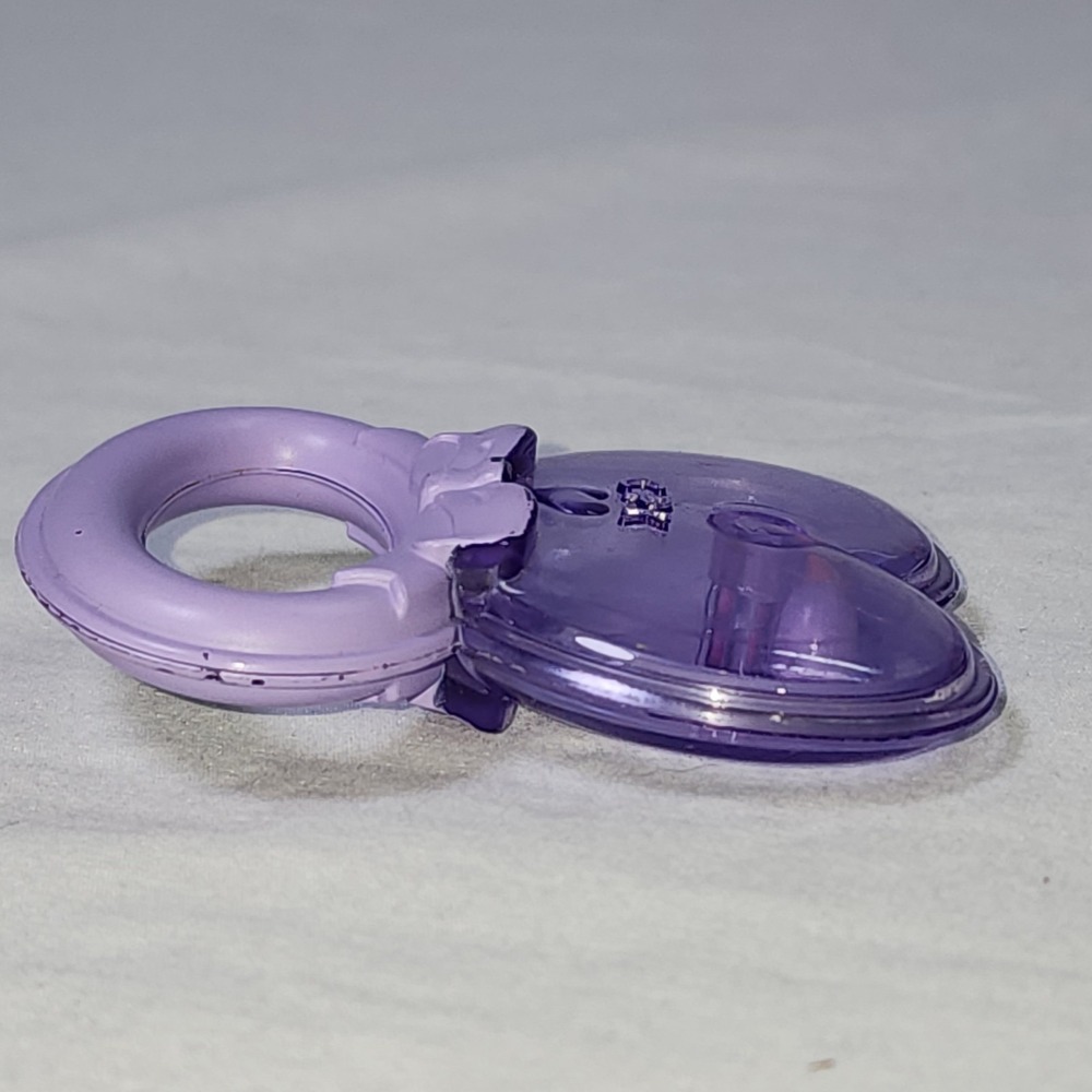 CPK Purple Clear Heart Replacement Baby Doll Rattle 2004 Vintage Cabbage Patch - Picture 6 of 8